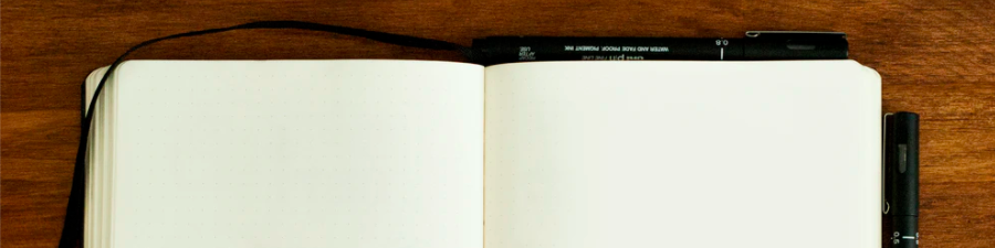 pluma de cuaderno de escritor 